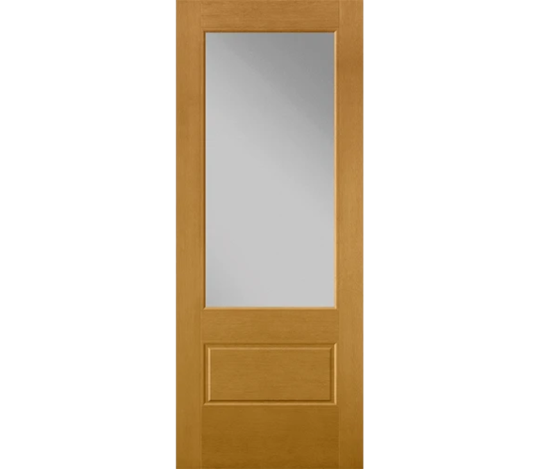 Monterey 3 Quaters Light Fiberglass Entry Door