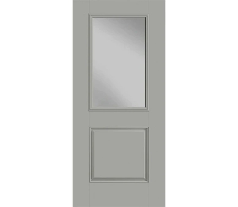 Monterey Half Light 1 Panel Fiberglass Entry Door