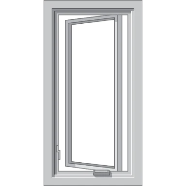 Monterey Pella Hurricane Shield Series Vinyl Casement Window