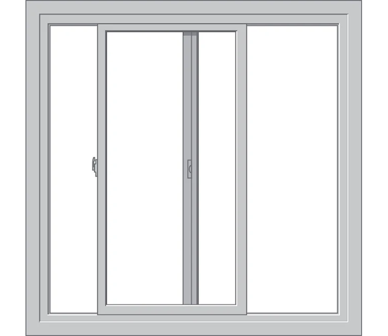 Monterey Pella Hurricane Shield Series Vinyl Sliding Window