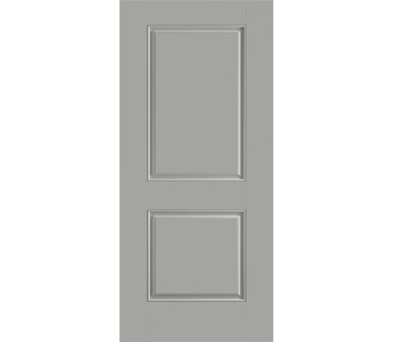 Monterey Two Panel Square Fiberglass Entry Door